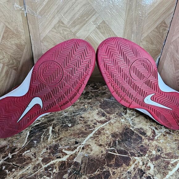 Nike men's Air Max Hyperaggressor red basketball shoes size 10.   282 - Picture 4 of 12